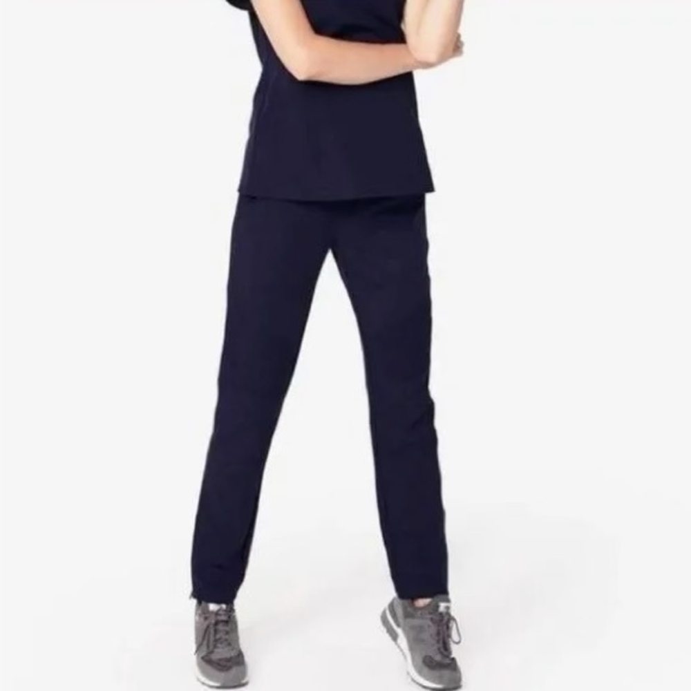 Figs Women's Moto Style Navy Pants